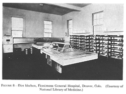 FIGURE 8. Diet kitchen, Fitzsimons General Hospital, Denver, Colo. (Courtesy of National Library of Medicine.)