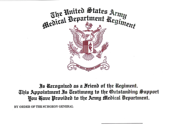 Friend of the Regiment