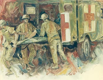Phillip Jones, To the Aid Station, Vietnam.