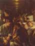 Click to enlarge; Robert Benney, Double Deck of Aces, Hospital Train. A load of wounded soldiers relaxing and looking out at the U.S.A. landscape.