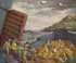 Click to enlarge; Lawrence Beall Smith, Normandy Victory Cargo, Normandy, 1944. When the D-day transports returned to England they carried wounded away from the beach-heads.